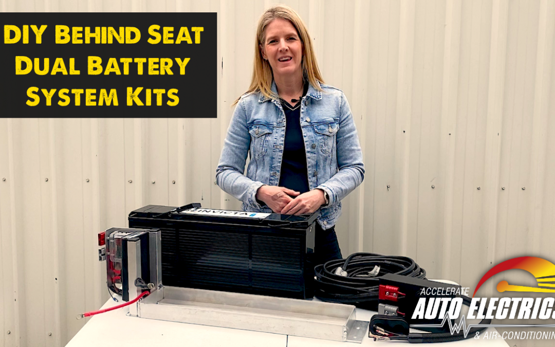 Do it yourself behind seat dual battery system kits