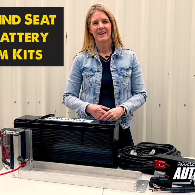 Do it yourself behind seat dual battery system kits