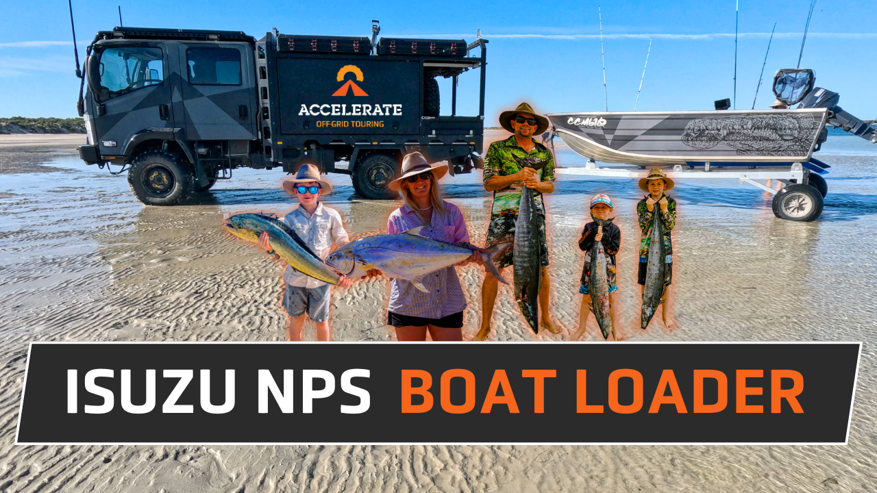ISUZU NPS 4X4 Truck Custom Boat Loader : Built for Catching Fish ...