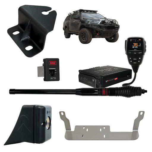 Accelerate Off-Grid Touring Accelerate Rear Antenna Mount UHF Communications Bundle - N80 Hilux
