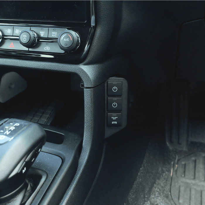 Accelerate Off-Grid Touring Accessory Switch Panel - Ford Ranger NextGen & Super Duty - Centre Console