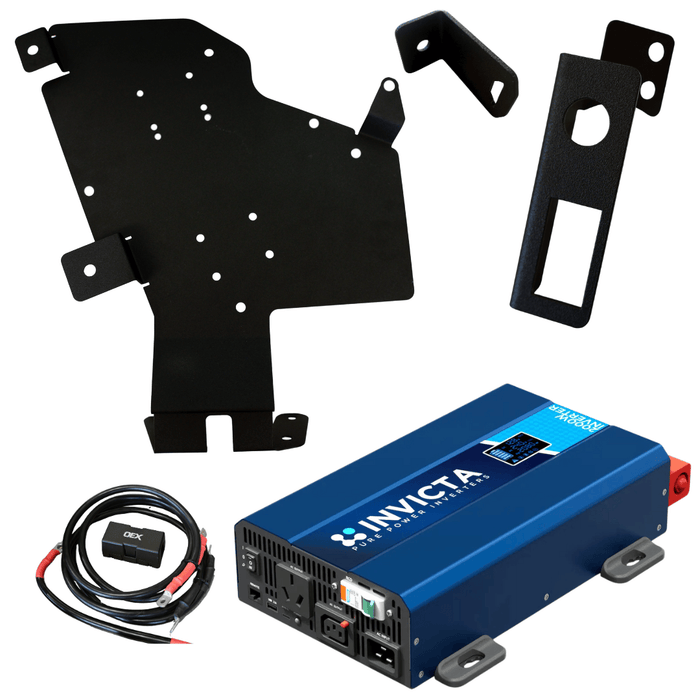 Accelerate Off-Grid Touring Bracket + Inverter Kit Compressor/Inverter Bracket - Prado 250 Series - Rear Quarter Panel