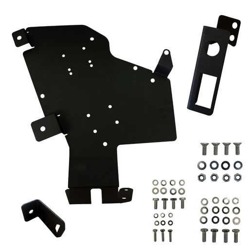 Accelerate Off-Grid Touring Bracket Only Compressor/Inverter Bracket - Prado 250 Series - Rear Quarter Panel