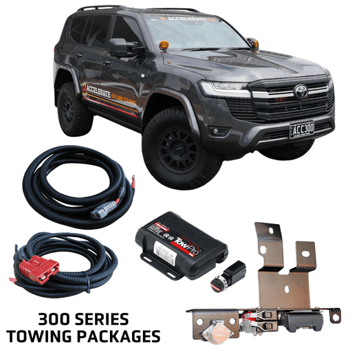 Accelerate Off-Grid Touring Cable & Wire 300 Series Landcruiser Towing Package