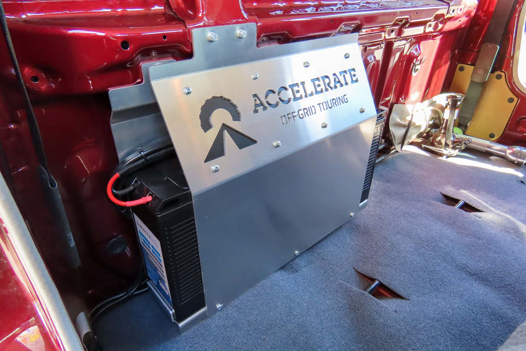 Accelerate Off-Grid Touring DIY Kits Behind-Seat Slimline Dual Battery System DIY Kit Toyota Landcruiser 79 Series