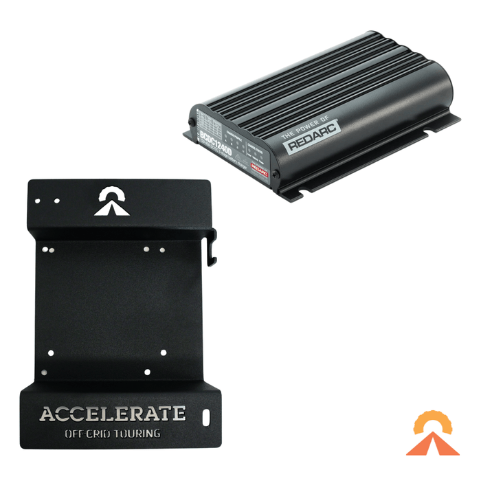 Accelerate Off-Grid Touring DIY Kits Classic 40A / No Charge Harness DCDC Charger Tray - 300 Series - Under Bonnet
