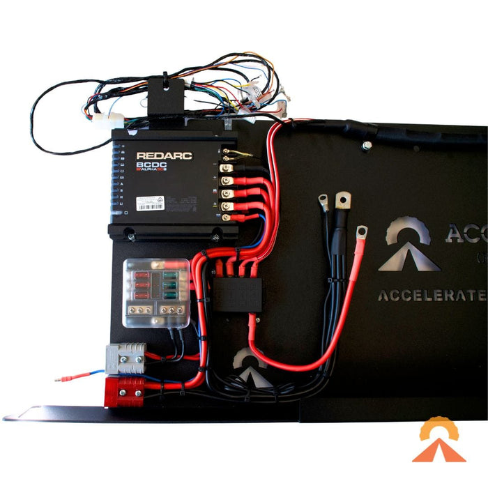 Accelerate Off-Grid Touring DIY Kits Dual Battery – 79 Series LandCruiser – 100Ah Behind Seat - With Air Compressor