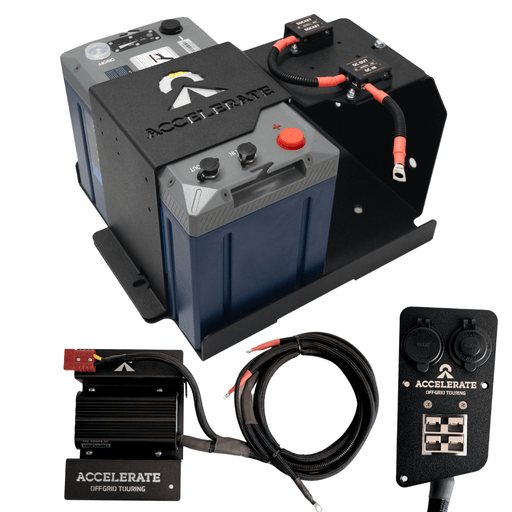 Accelerate Off-Grid Touring DIY Kits Dual Battery - LC300 Series - Under Bonnet