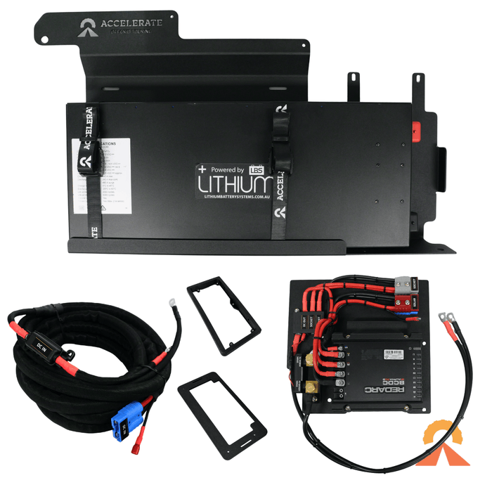 Accelerate Off-Grid Touring DIY Kits Dual Battery - Next-Gen & Super Duty Ford Ranger - Behind Seat
