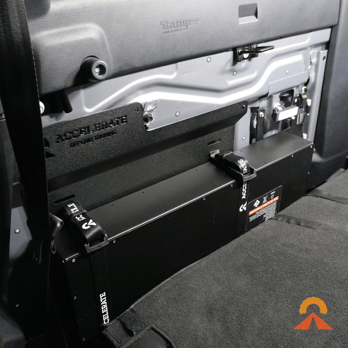 Accelerate Off-Grid Touring DIY Kits Dual Battery - Next-Gen & Super Duty Ford Ranger - Behind Seat - Jumpstart Feature