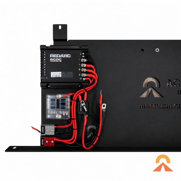 Accelerate Off-Grid Touring Dual Battery - Behind Seat Dual Battery – 79 Series LandCruiser – 100/200Ah Behind Seat - With Jumpstart Feature