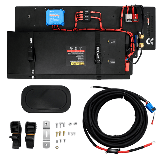 Accelerate Off-Grid Touring Dual Battery - N80 Hilux - Behind Seat