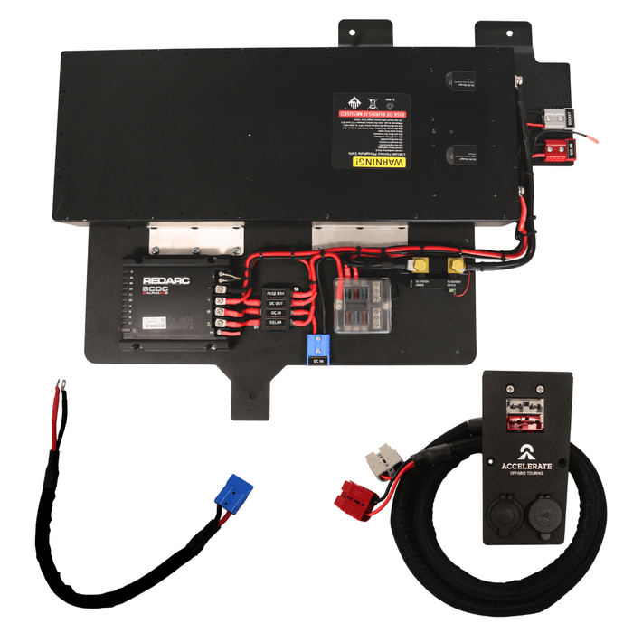Accelerate Off-Grid Touring Dual Battery - Prado 250 Series - 220Ah Under Floor - With Jumpstart Feature
