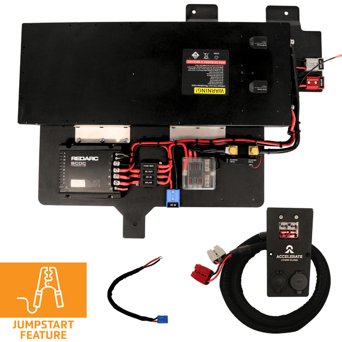 Accelerate Off-Grid Touring Dual Battery - Prado 250 Series - 220Ah Under Floor - With Jumpstart Feature