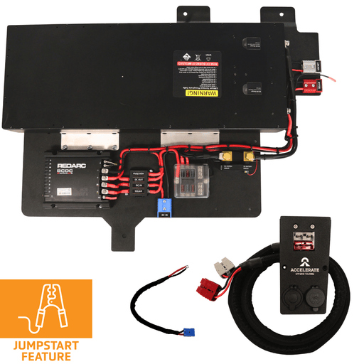 Accelerate Off-Grid Touring Dual Battery - Prado 250 Series - 220Ah Under Floor - With Jumpstart Feature