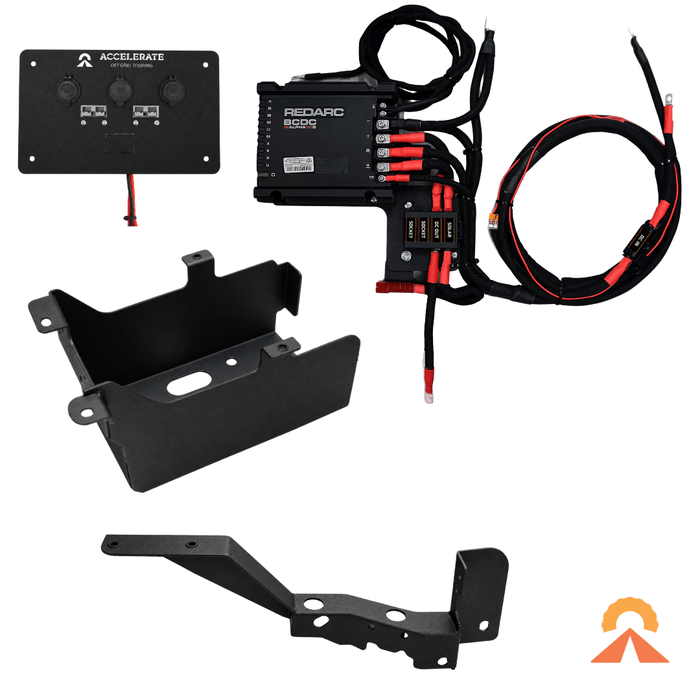 Accelerate Off-Grid Touring Dual Battery - Under Bonnet Alpha 25A / No Battery / Socket Wiring + Socket Plate Dual Battery - Ford Ranger Next-Gen and Ranger Super Duty - Under Bonnet - Jumpstart Feature