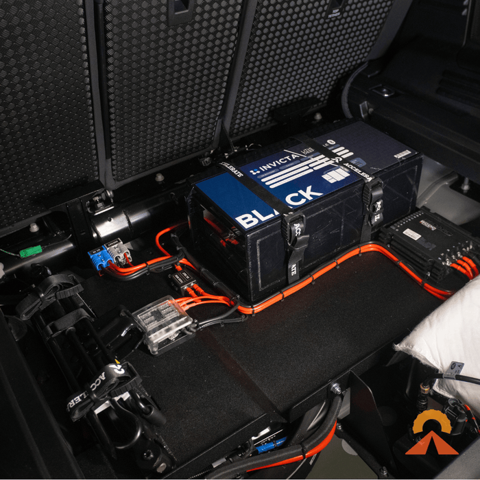 Accelerate Off-Grid Touring Dual Battery - Under Floor Dual Battery - Land Rover Defender - Underfloor - With Jumpstart Feature