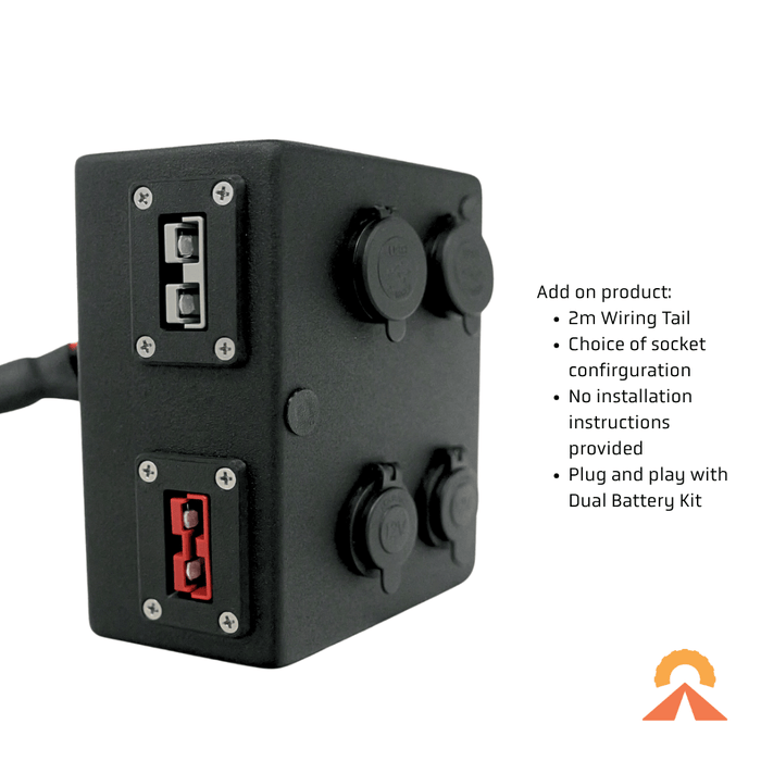 Accelerate Off-Grid Touring Dual Battery - Under Floor Dual Battery - Land Rover Defender - Underfloor - With Jumpstart Feature