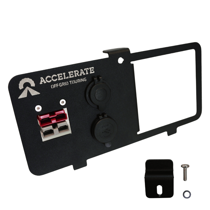 Accelerate Off-Grid Touring Socket Banks 2 x USB A/C + 2 Grey Ando's - SB2 / No Socket Bank - 100 Series LandCruiser - Rear Compartment