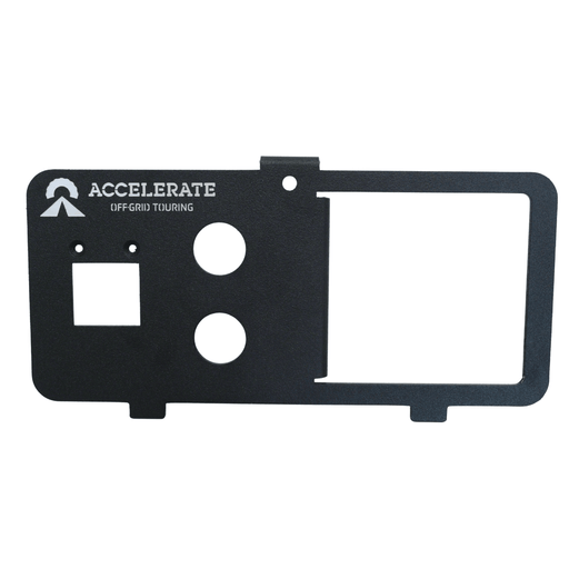 Accelerate Off-Grid Touring Socket Banks Accelerate Socket Plate - 100 Series - Rear Compartment - Passenger