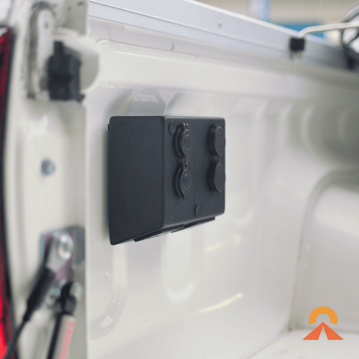 Accelerate Off-Grid Touring Socket Banks Customisable 12v Power Distribution Box - Canopy, Tub & Universal Fitment