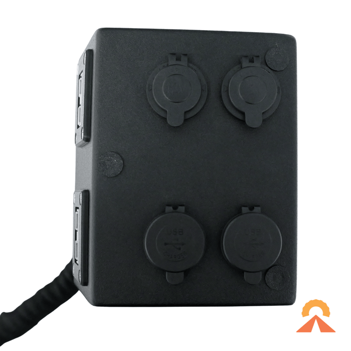 Accelerate Off-Grid Touring Socket Banks Customisable 12v Power Distribution Box - Canopy, Tub & Universal Fitment