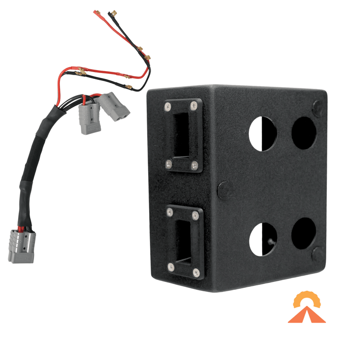 Accelerate Off-Grid Touring Socket Banks No Sockets - Socket Box Only / Yes - 30cm Tail Customisable 12v Power Distribution Box - Canopy, Tub & Universal Fitment