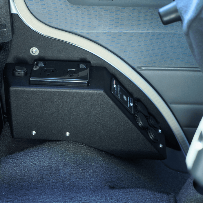 Accelerate Off-Grid Touring Socket Banks PRE-ORDER - Power Console - 79 Series LandCruiser - For Dual Battery System