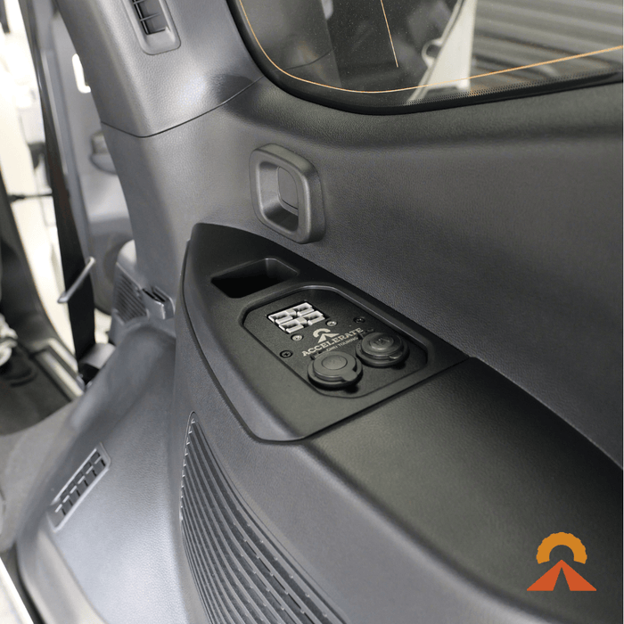 Accelerate Off-Grid Touring Socket Banks Socket Bank - 300 Series LandCruiser Hybrid - Rear Cup Holder