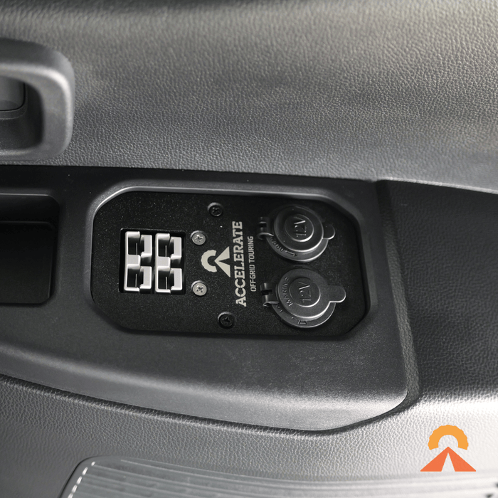 Accelerate Off-Grid Touring Socket Banks Socket Bank - 300 Series LandCruiser Hybrid - Rear Cup Holder