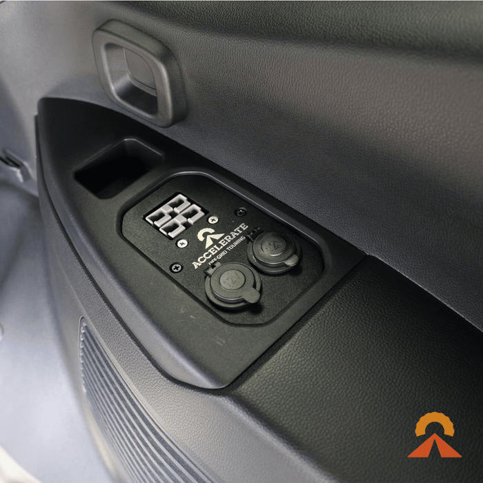 Accelerate Off-Grid Touring Socket Banks Socket Bank - 300 Series LandCruiser Hybrid - Rear Cup Holder