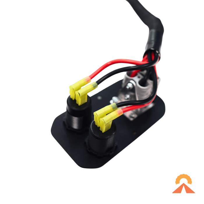 Accelerate Off-Grid Touring Socket Banks Socket Bank - 300 Series LandCruiser Hybrid - Rear Cup Holder