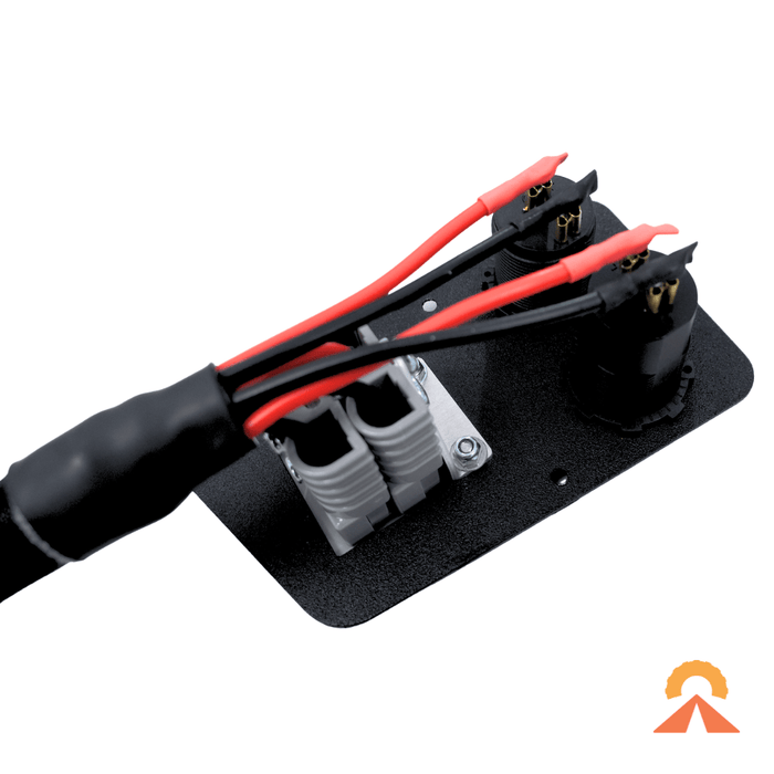 LC300 dual battery compatible rear socket bank system
