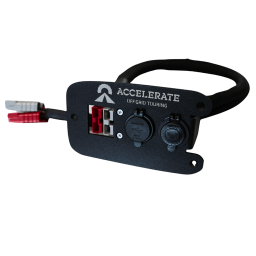 Accelerate Off-Grid Touring Socket Banks Socket Bank - Isuzu MUX - Rear Cup Holder