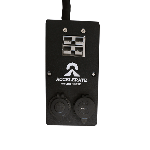 Accelerate Off-Grid Touring Socket Banks Socket Bank - Prado 250 Series - Rear Cup Holder
