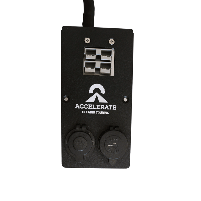 Accelerate Off-Grid Touring Socket Banks Socket Bank - Prado 250 Series - Rear Cup Holder