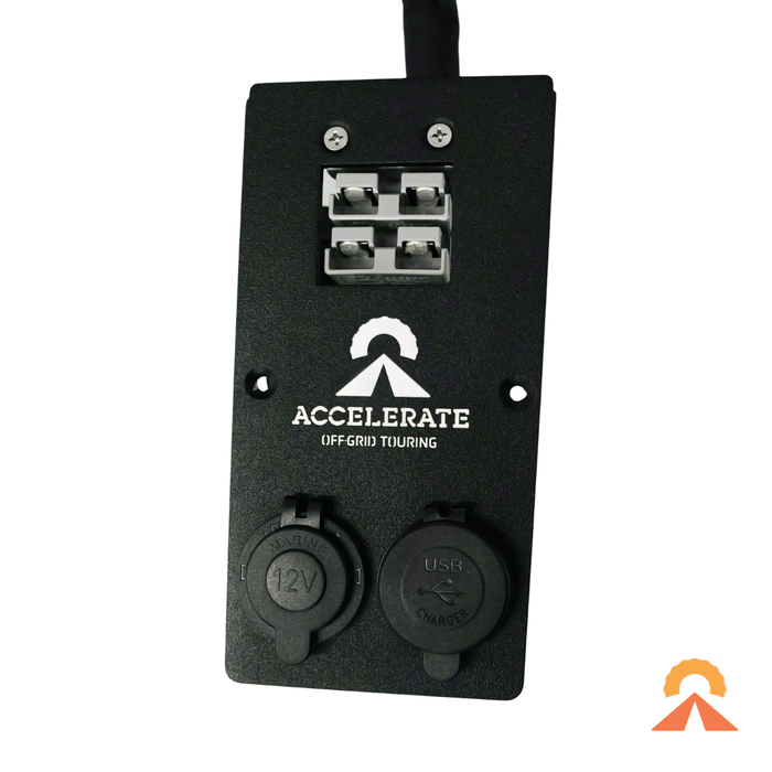 Accelerate Off-Grid Touring Socket Banks Socket Bank - Prado 250 Series - Rear Cup Holder