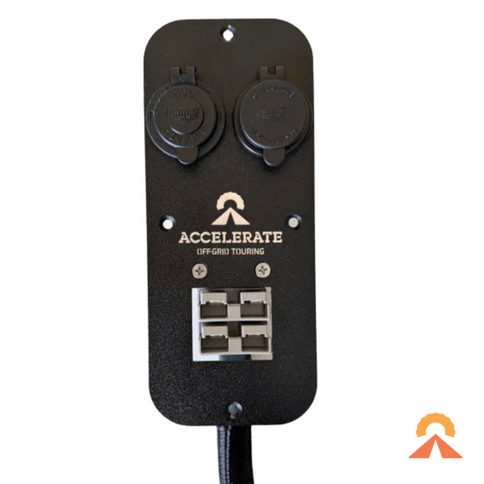 Accelerate Off-Grid Touring Socket Banks Socket Bank - Universal Fitment - Rear Cup Holder/Flush Mount