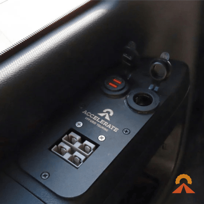 Accelerate Off-Grid Touring Socket Banks Socket Bank - Universal Fitment - Rear Cup Holder/Flush Mount
