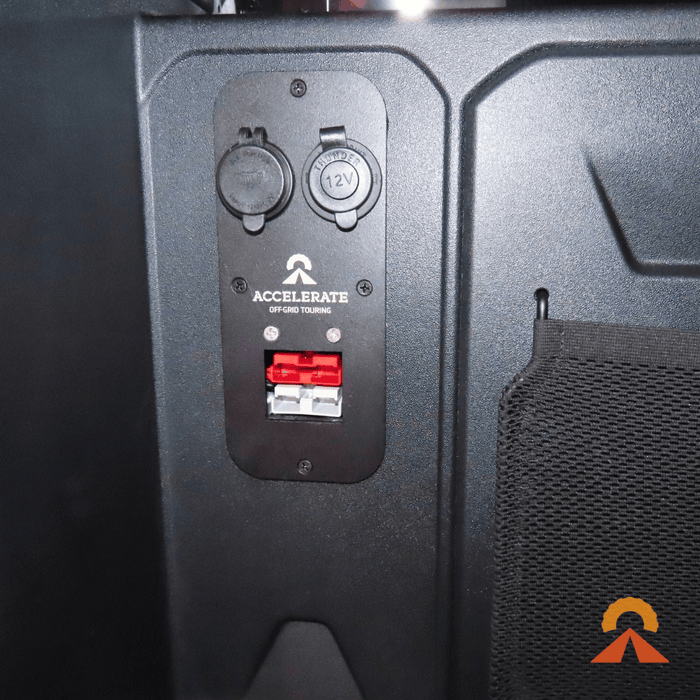 Accelerate Off-Grid Touring Socket Banks Socket Bank - Universal Fitment - Rear Cup Holder/Flush Mount