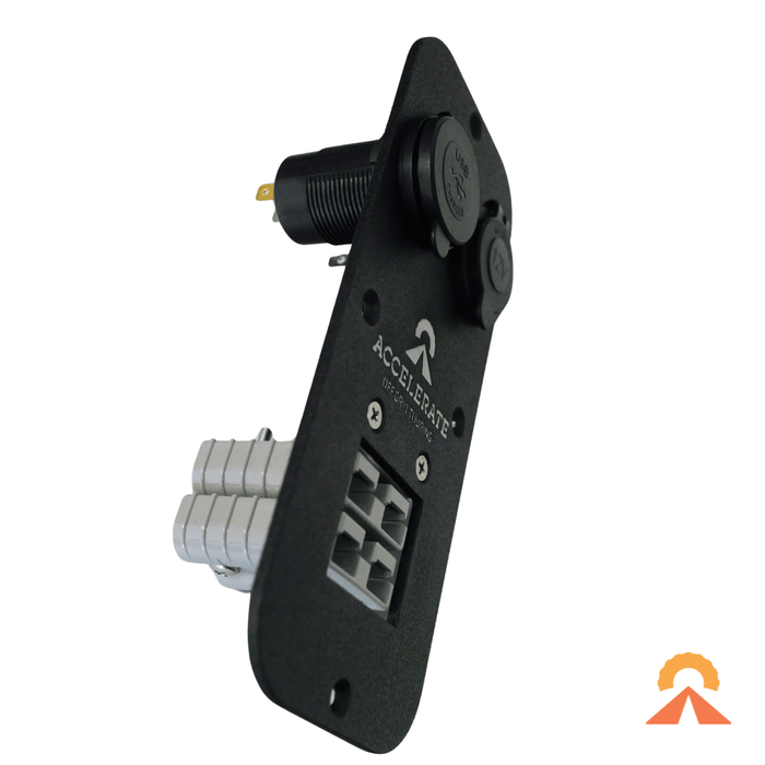 Accelerate Off-Grid Touring Socket Banks Socket Bank - Universal Fitment - Rear Cup Holder/Flush Mount