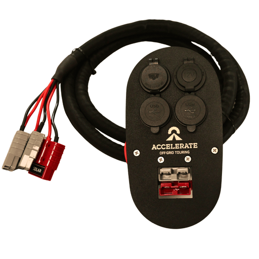 Accelerate Off-Grid Touring Socket Banks Socket Bank - Y62 Patrol - Rear Cup Holder