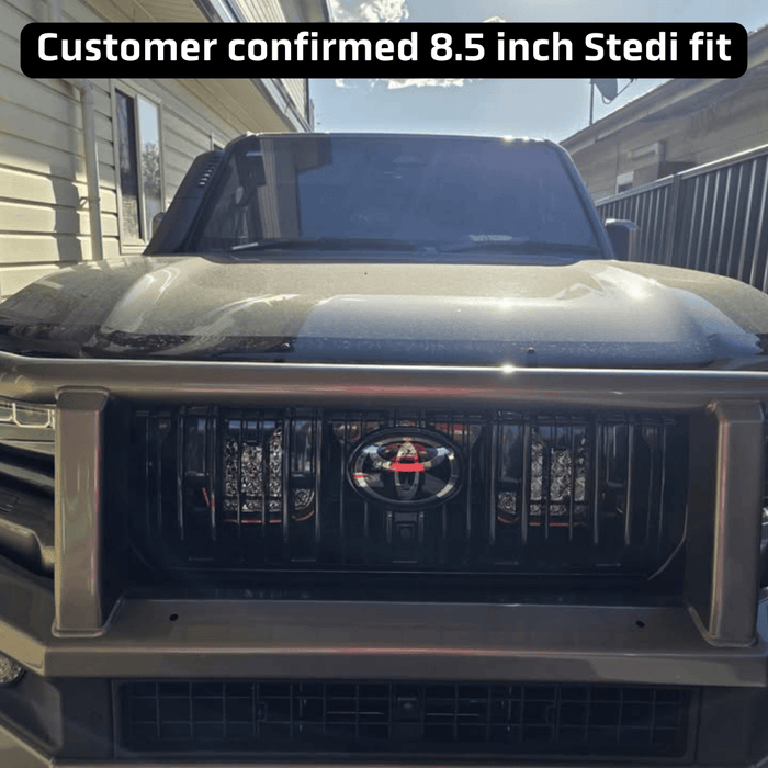 Accelerate Off-Grid Touring Spotlight/Lightbar Mount - Prado LC250 Series - Behind Grille