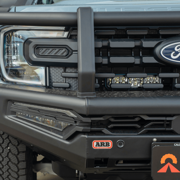 Accelerate Off-Grid Touring Spotlight Mount Lightbar Mount - Ford Ranger NextGen & Superduty - Behind Grille