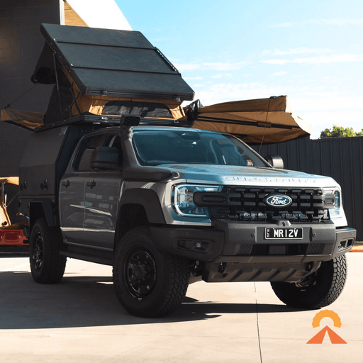 Accelerate Off-Grid Touring Spotlight Mount Spotlight/Lightbar Mount - Ford Ranger NextGen & Superduty - Behind Grille
