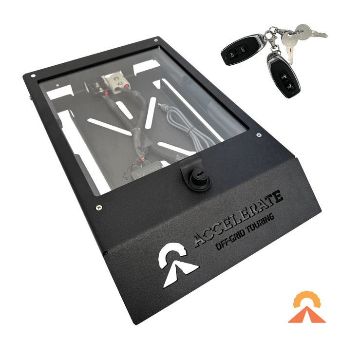 Accelerate Off-Grid Touring Starlink Mount Lockable Starlink Mini Mount - Optional Quick Release