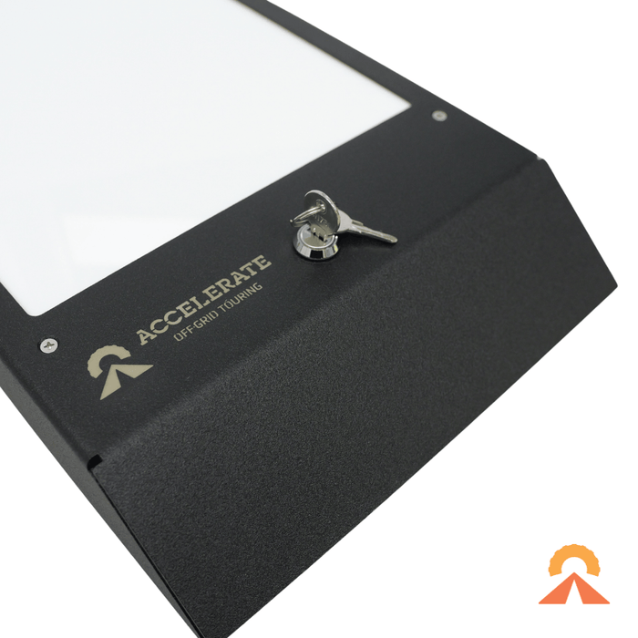 Accelerate Off-Grid Touring Starlink Mount No - 0 Plates / No - Power Supply / No  - Remote Switch Lockable Starlink Mini Mount - Optional Quick Release