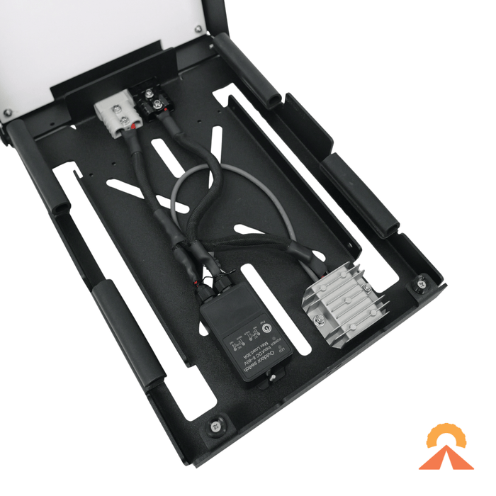Accelerate Off-Grid Touring Starlink Mount No - 0 Plates / Yes - Power Supply / Yes - Remote Switch Lockable Starlink Mini Mount - Optional Quick Release