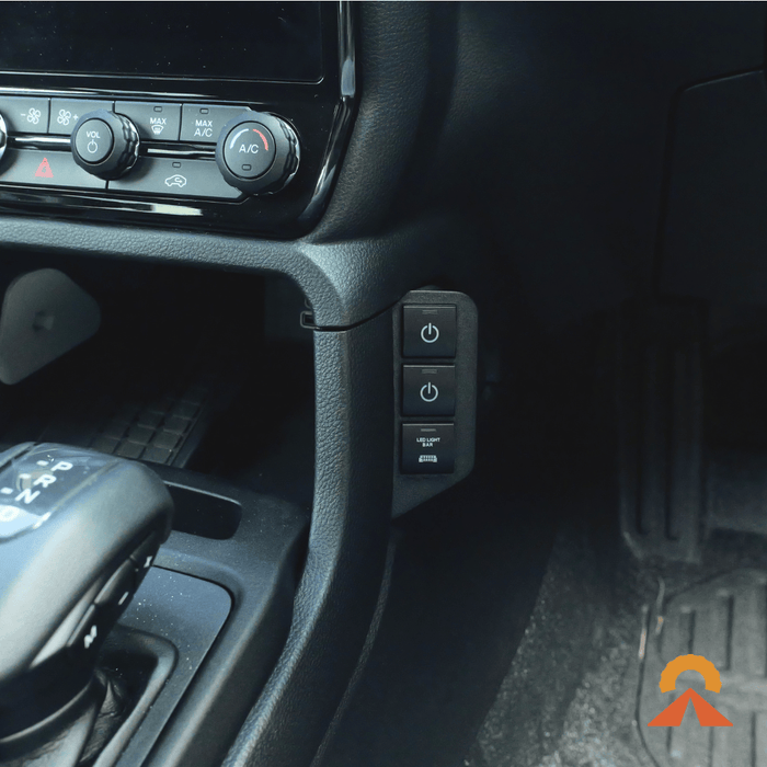 Accelerate Off-Grid Touring Switch Panel Accessory Switch Panel - Ford Ranger NextGen & Super Duty - Centre Console