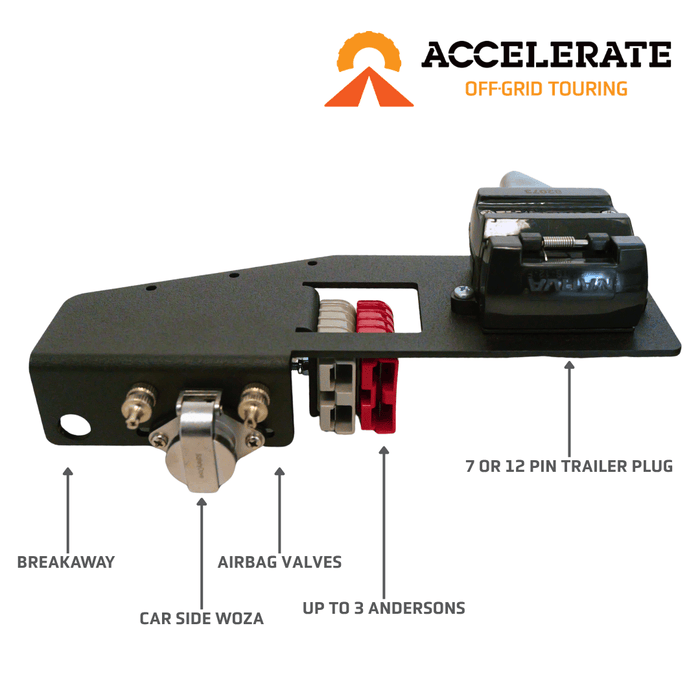 Accelerate Off-Grid Touring Trailer Bracket Trailer Bracket - Universal Ute